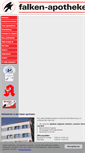 Mobile Screenshot of falken-apotheke-hannover.de